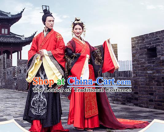 Traditional Chinese Ancient Costume China Wedding Dress Ancient Tang Dynasty Hanfu Princess Clothing