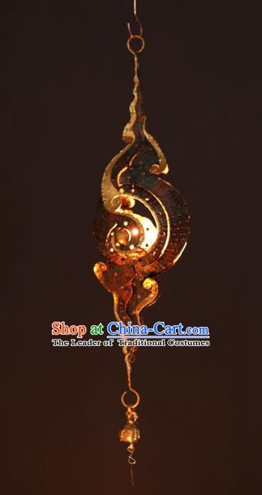 Traditional Thailand Handmade Iron Seamaster Hanging Lantern Asian Ceiling Lanterns Religion Lantern