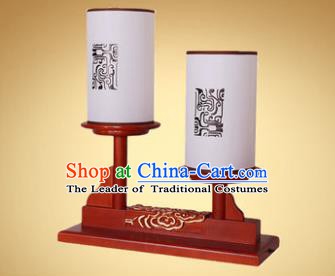 China Handmade Wood Lanterns Palace Desk Lantern Ancient Lanterns Traditional Lamp