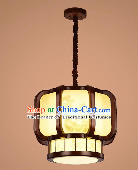 Traditional Chinese Wood Palace Lantern Handmade Hanging Lanterns Ancient Lamp