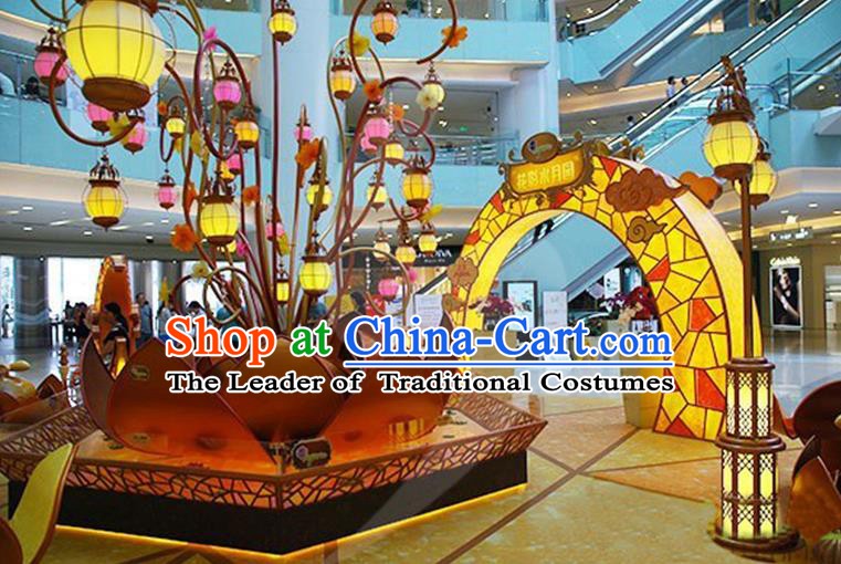 Handmade Chinese New Year Spring Festival Decorations Lanterns Stage Display Lamp