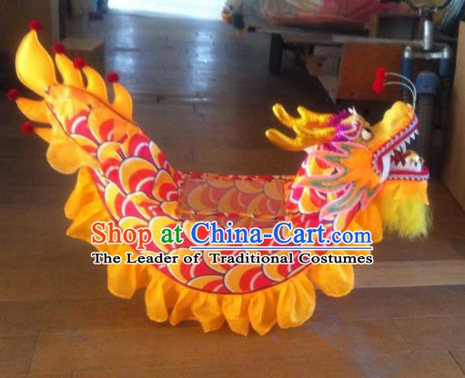 Chinese Traditional Children Land Boat Dance Props Professional Celebration Parade Dragon Boat