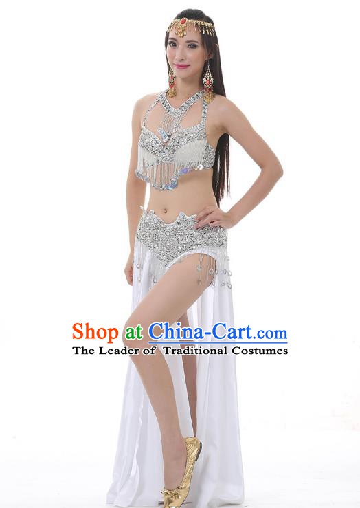Indian Traditional Costume Tassel Dress Oriental Dance Belly Dance Stage Performance Clothing for Women