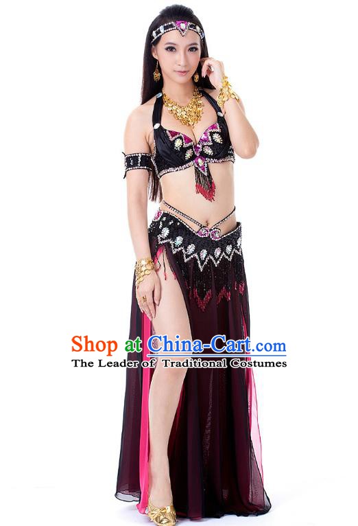 Traditional Bollywood Belly Dance Clothing Indian Oriental Dance Sexy Dress for Women
