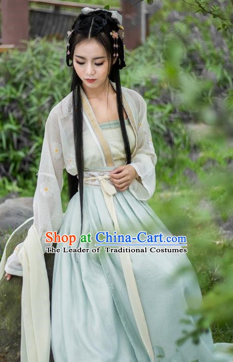 Traditional Chinese Tang Dynasty Palace Lady Costumes Ancient Princess Dress Clothing for Women