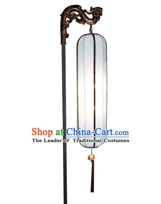Handmade Traditional Chinese Lantern Dragon Head Wall Lamp Hand Painting Lantern