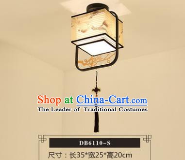 Traditional Chinese Handmade Lantern Classical Wintersweet Ceiling Lamp Ancient Lanern
