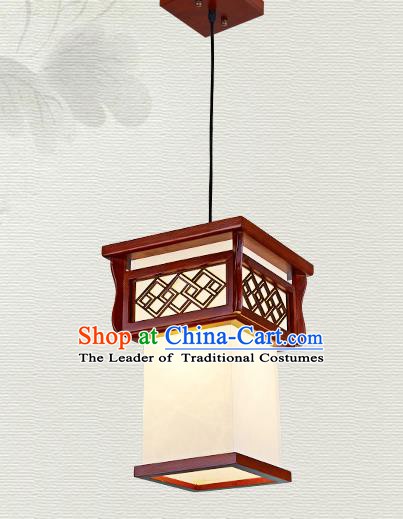 China Traditional Handmade Ancient Hanging Lantern Palace Lanterns Wood Ceiling Lamp