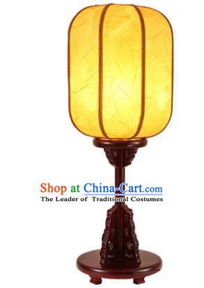Traditional Asian Chinese Desk Lanterns China Ancient New Year Yellow Lamp Palace Lantern