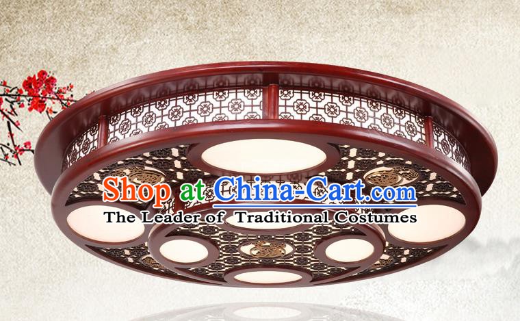 Traditional China Handmade Wood Lantern Ancient Lanterns Palace Ceiling Lamp