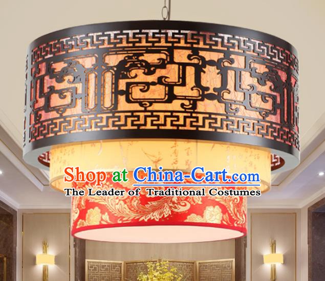 Chinese Handmade Carving Lantern Traditional Palace Ceiling Lamp Ancient Hanging Lanterns
