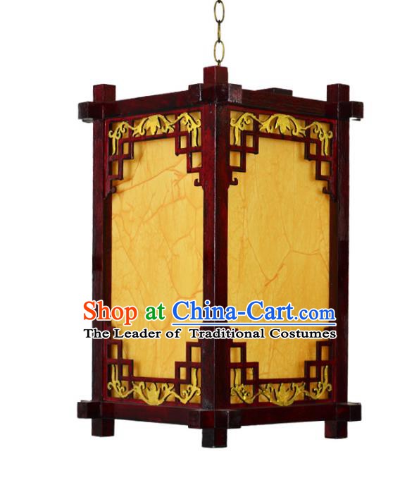 Chinese Handmade Portable Hanging Lantern Traditional Palace Ceiling Lamp Ancient Lanterns