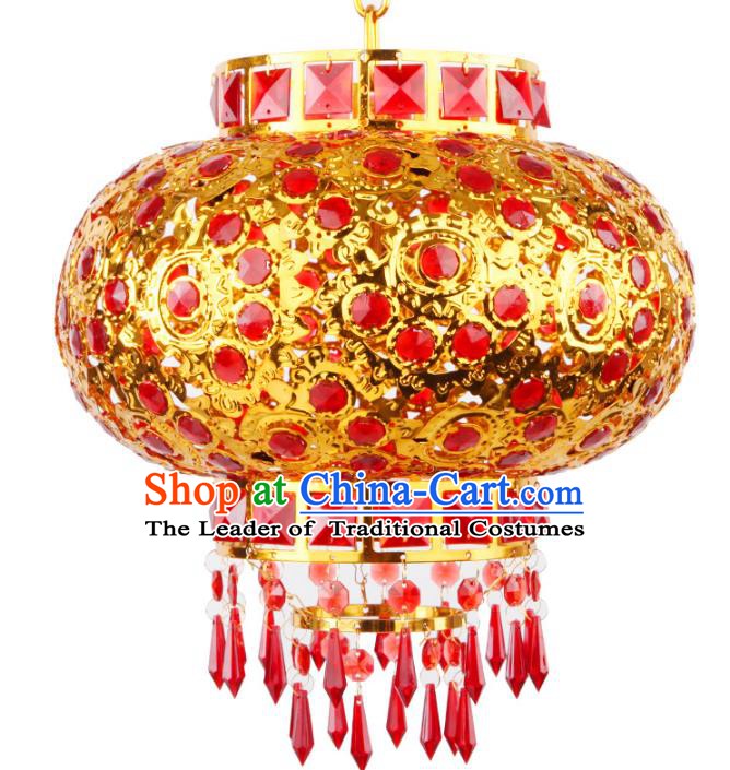Chinese Handmade Palace Lanterns Traditional New Year Red Hanging Lantern