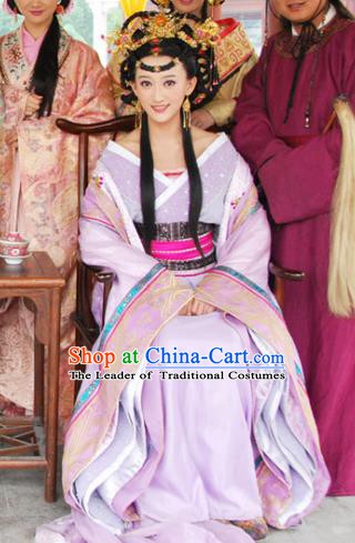 Ancient Chinese Ming Dynasty Queen Historical Costume Embroidered Replica Costume for Women