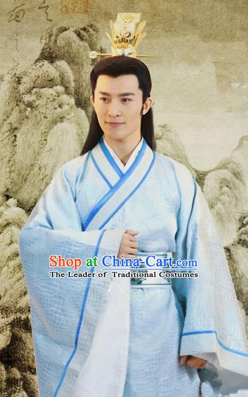 Chinese Ancient Ming Dynasty Fourth Emperor Zhu Gaozhi Replica Costume for Men