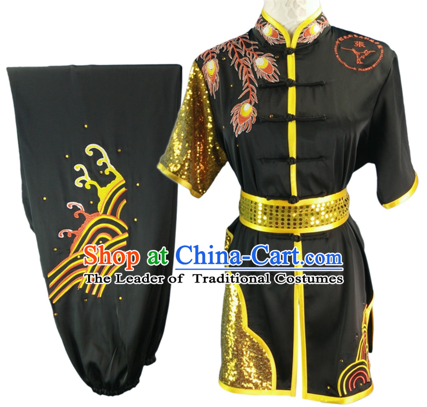 Top Changquan Nanquan Long Fist Southern Fist Phoenix Embroidery Best and the Most Professional Kung Fu Martial Arts Clothing Competition Suits