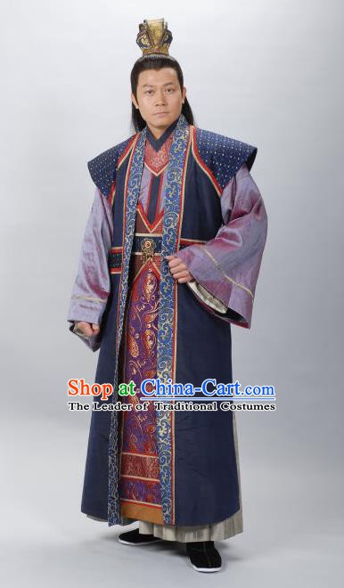 Traditional Chinese Ming Dynasty Ancient Prince Ning Costume for Men