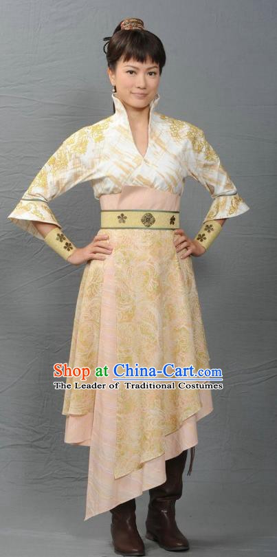 Ancient Chinese Ming Dynasty Swordswoman Dress Female Detective Historical Costume for Women