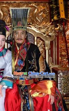 Chinese Ancient Song Dynasty Hui Emperor Zhao Ji Replica Costume for Men