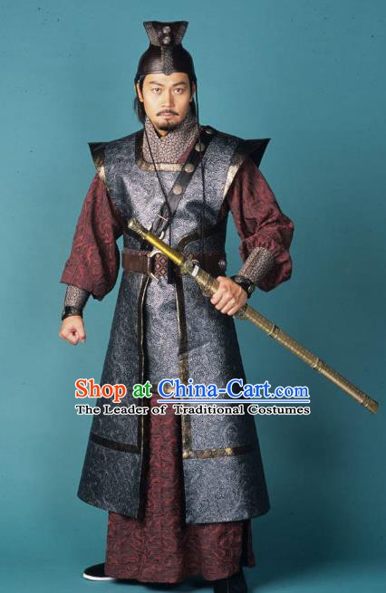 Ancient Chinese Song Dynasty General Imperial Bodyguard Replica Costume for Men
