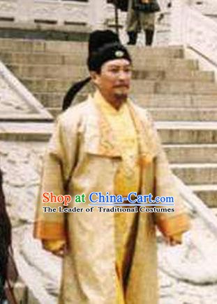 Chinese Ancient Tang Dynasty Emperor Taizong Li Shimin Replica Costume for Men