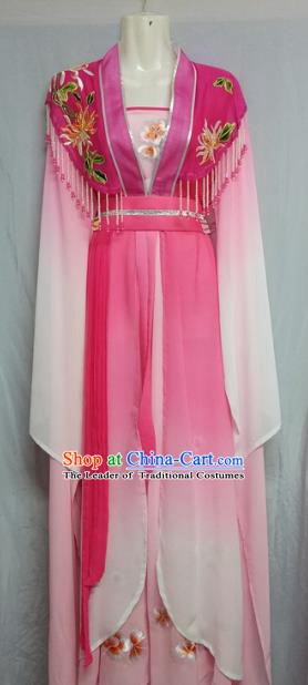 Top Grade Chinese Beijing Opera Actress Pink Dress China Peking Opera Nobility Lady Costume