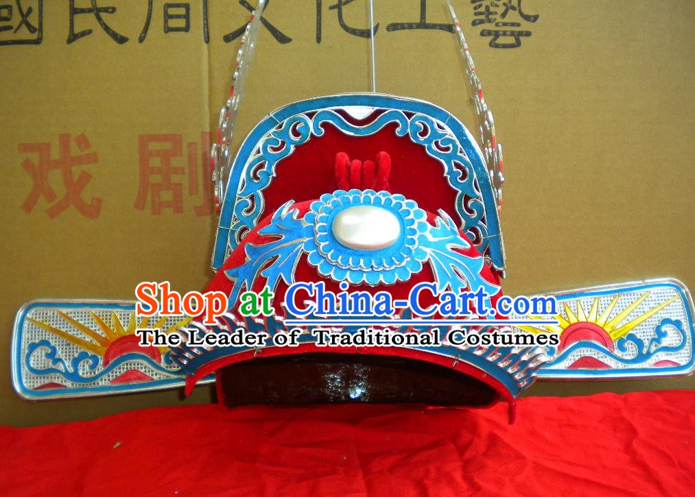 Traditional China Beijing Opera Costume Gifted Scholar Embroidered Robe and Hat Ancient Chinese Peking Opera Embroidery Clothing