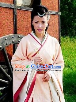 Ancient Traditional Chinese Han Dynasty Palace Lady Replica Costume Imperial Concubine Hanfu Dress for Women
