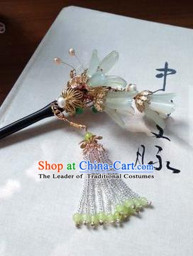 Chinese Handmade Ancient Hair Accessories Classical Hanfu Mangnolia Hairpins for Women