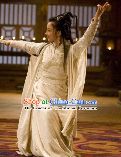 Chinese Ancient Western Chu Imperial Concubine Yuji Hanfu Dress Replica Costume for Women