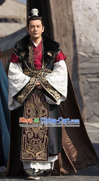 Ancient Chinese Nirvana in Fire General Marshal Xiao Pingzhang Replica Costume for Men