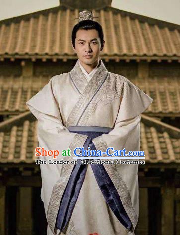 Nirvana in Fire Chinese Ancient Liang State General Swordsman Xiao Pingzhang Replica Costume for Men