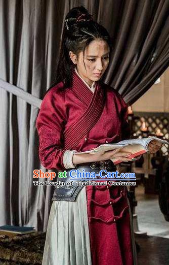 Nirvana in Fire Ancient Chinese Female Swordsman Meng Qianxue Replica Costume for Women