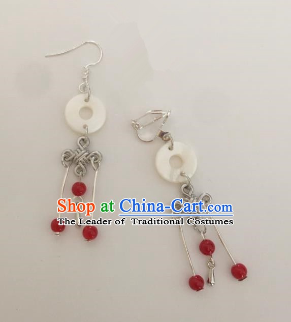 Traditional Chinese Ancient Jewelry Accessories Jade Earrings for Women
