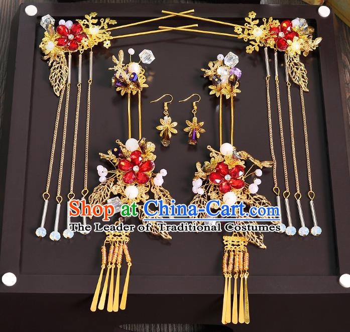 Chinese Ancient Style Hair Jewelry Accessories Cosplay Hairpins Headwear Headdress for Women