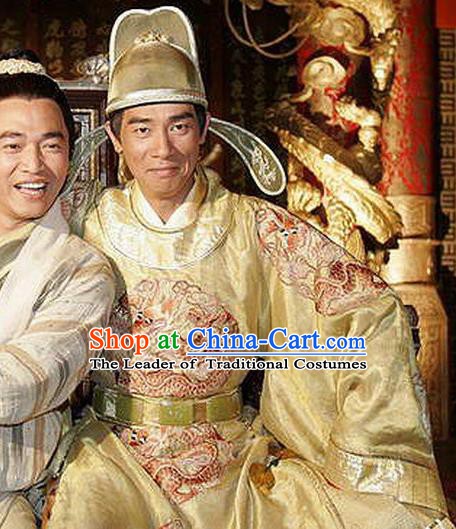 Traditional Chinese Ancient Costume Ancient  Tang Dynasty Hanfu Dress Clothing