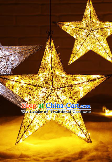 Traditional Handmade Chinese Star Lanterns Electric LED Lights Lamps Hanging Lamp Decoration