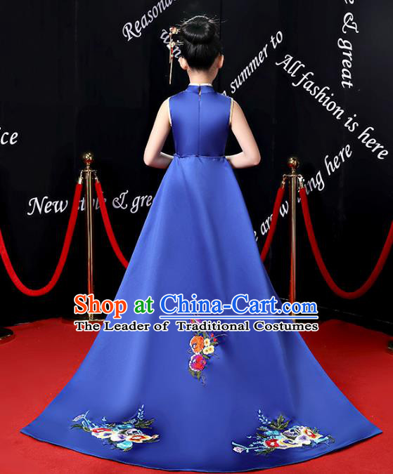 Top Grade Stage Performance Catwalks Costumes Children Halloween Cosplay Princess Full Dress Chorus Modern Fancywork Clothing