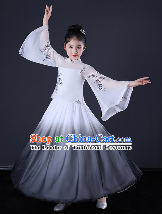 Top Grade Stage Performance Catwalks Costumes Children Halloween Cosplay Princess Full Dress Chorus Modern Fancywork Clothing