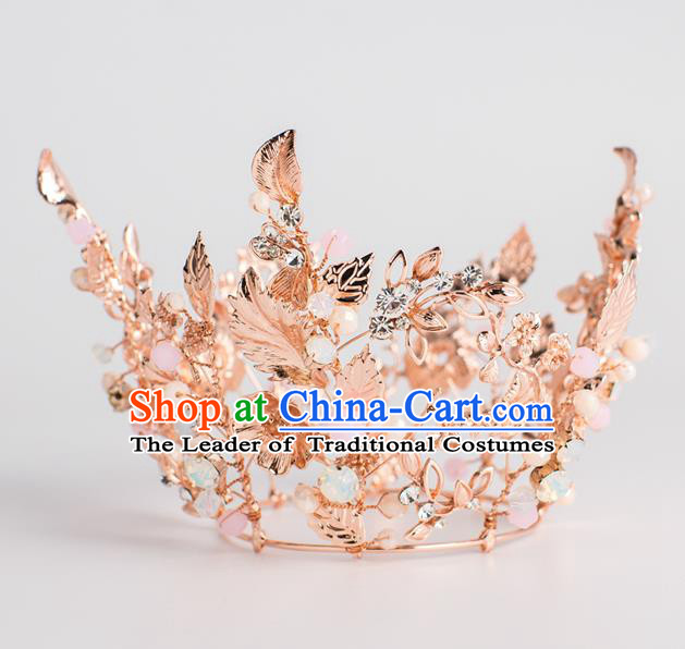 Baroque Bride Hair Accessories Classical Wedding Royal Crown Imperial Crown Headwear for Women