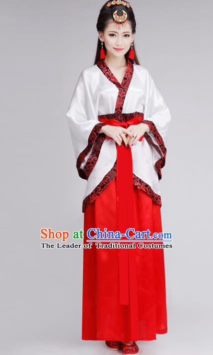 Chinese Traditional Hanfu Dress Ancient Han Dynasty Princess Costume for Women
