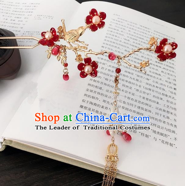 Chinese Ancient Style Hair Jewelry Accessories Cosplay Hairpins Headwear Headdress for Women