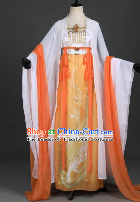 Chinese Ancient Princess Costume Cosplay Palace Lady Dress Hanfu Clothing for Women