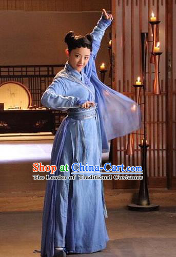 Chinese Ancient Female Assassin Costume Untouchable Lovers Northern and Southern Dynasties Swordswoman Replica Costumes for Women