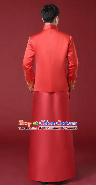 Traditional Chinese Wedding Costumes Traditional Xiuhe Suits Ancient Chinese bridal Full Dress