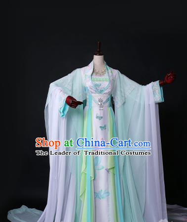 Chinese Ancient Palace Princess Hanfu Dress Tang Dynasty Imperial Empress Embroidered Costume for Women