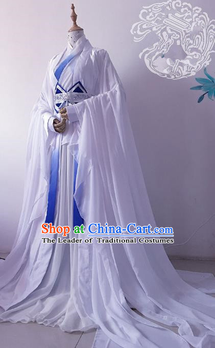 Chinese Ancient Palace Lady Hanfu Han Dynasty Imperial Concubine Queen Embroidered Historical Costumes for Women