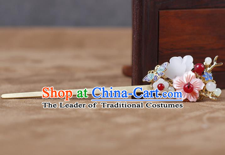 Chinese Traditional Handmade Hair Accessories Ancient Hairpins Hanfu Hair Clip for Women