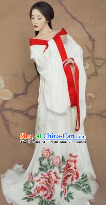 Chinese Ancient Imperial Concubine Hanfu Dress Traditional Tang Dynasty Imperial Consort Costume for Women
