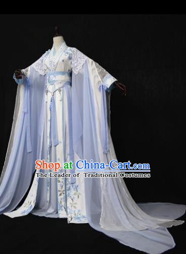 Chinese Ancient Palace Lady Hanfu Han Dynasty Imperial Concubine Queen Embroidered Historical Costumes for Women